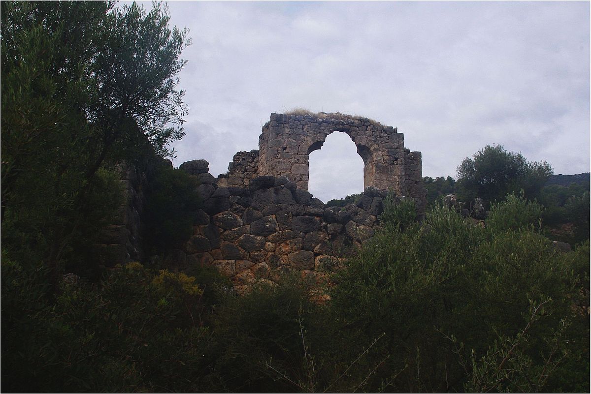Poort van Romeins fort in Pydnee